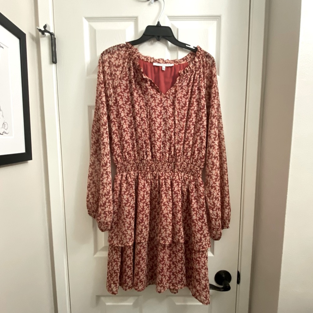 Collective Concepts Floral Mini Dress Size Large